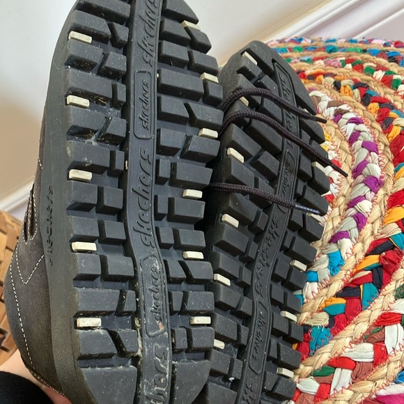 Skechers Brown Suede Jammers Sneakers Durable Everyday Wear - Picture 7 of 7